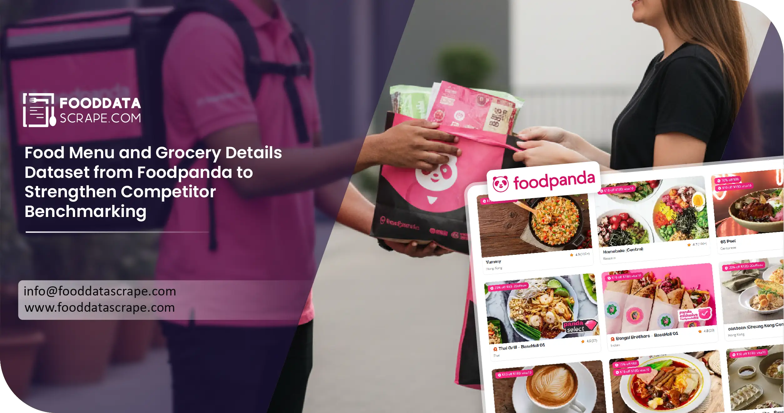 Foodpanda Food & Grocery Ghana Data Scraping